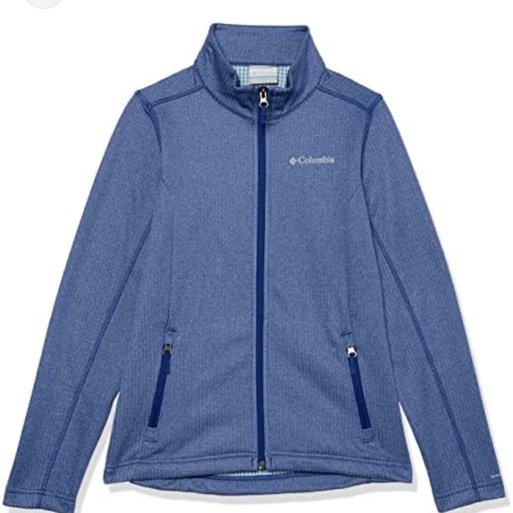 Columbia Blue Full-Zip Sweatshirt